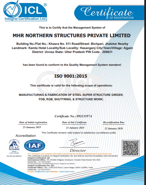 Quality Certificate